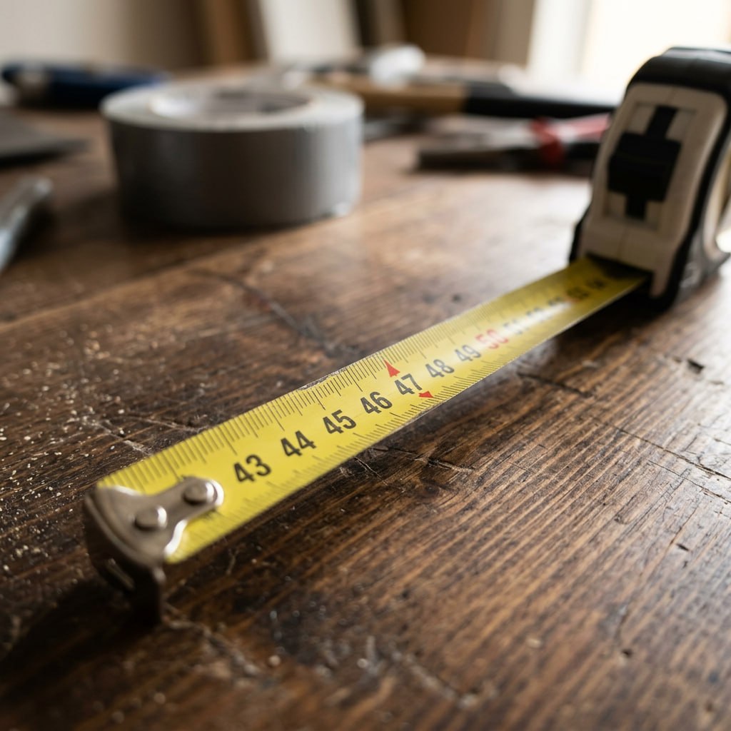 Tape measure for measuring walls